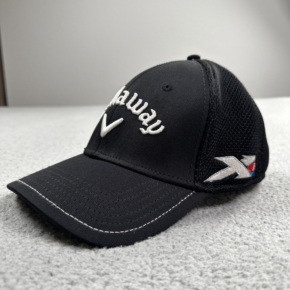 Callaway Tour Authentic Odyssey XR Bomb Golf Hat Men Small Medium Black Cap - Picture 12 of 14